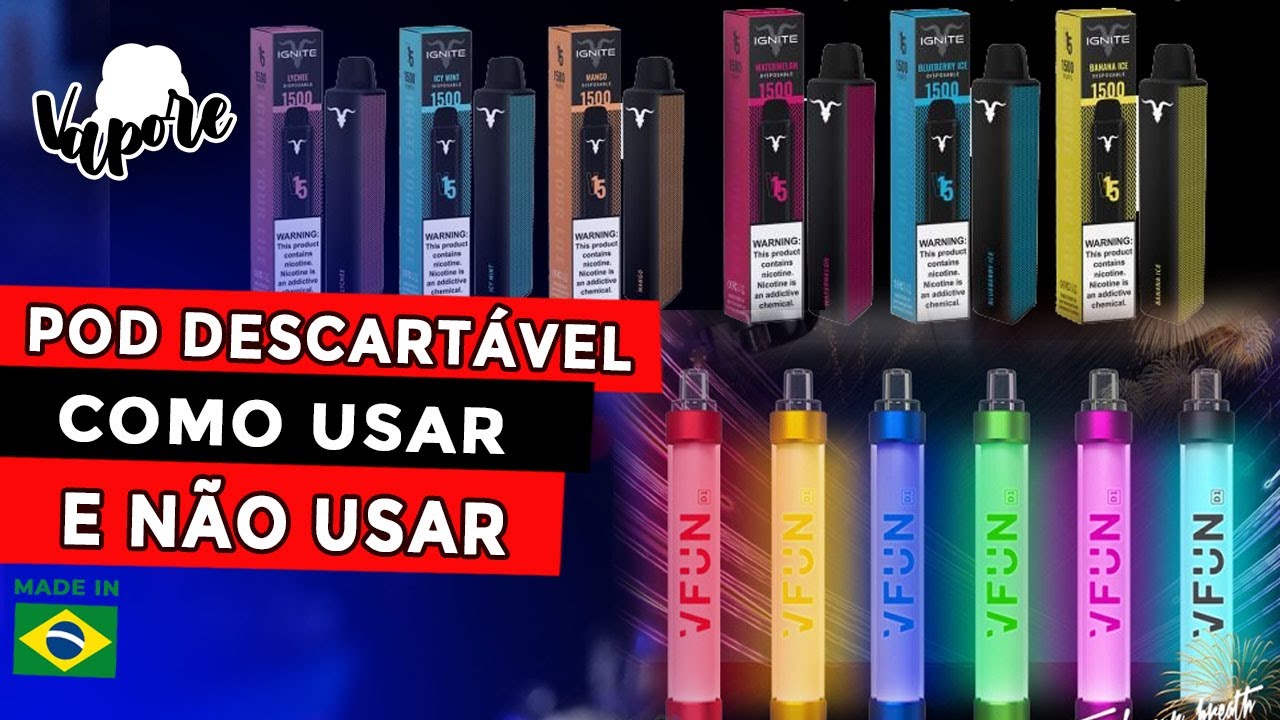 Vapes Descartáveis: Práticos e Fáceis de Usar